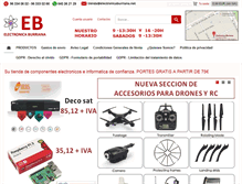 Tablet Screenshot of electronicaburriana.net